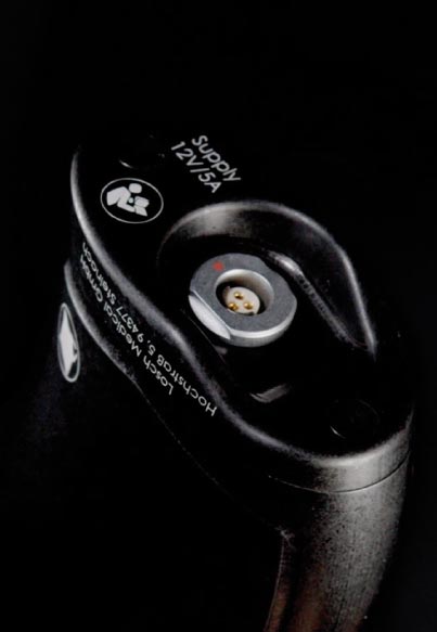 Stromanschluss mit wasserdichtem 12V Kabelanschluss nach Schutzklasse IP58